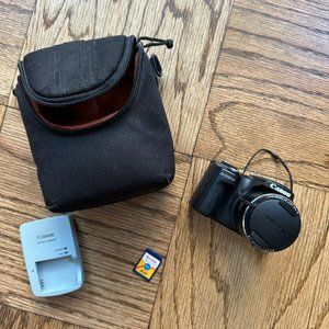 Canon PowerShot SX500 IS 16.0MP Digital Camera - Black (6353B001)